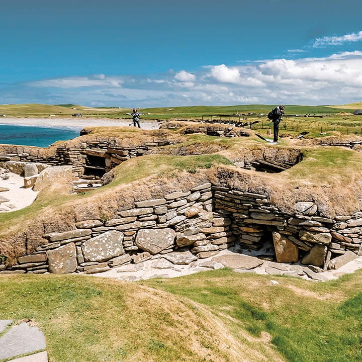 The prehistoric settlement of Skara Brae The prehistoric settlement of Skara Brae